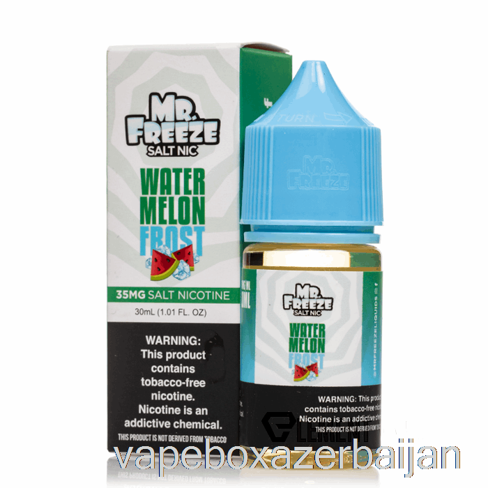 E-Juice Vape Watermelon Frost - Mr Freeze Salts - 30mL 50mg